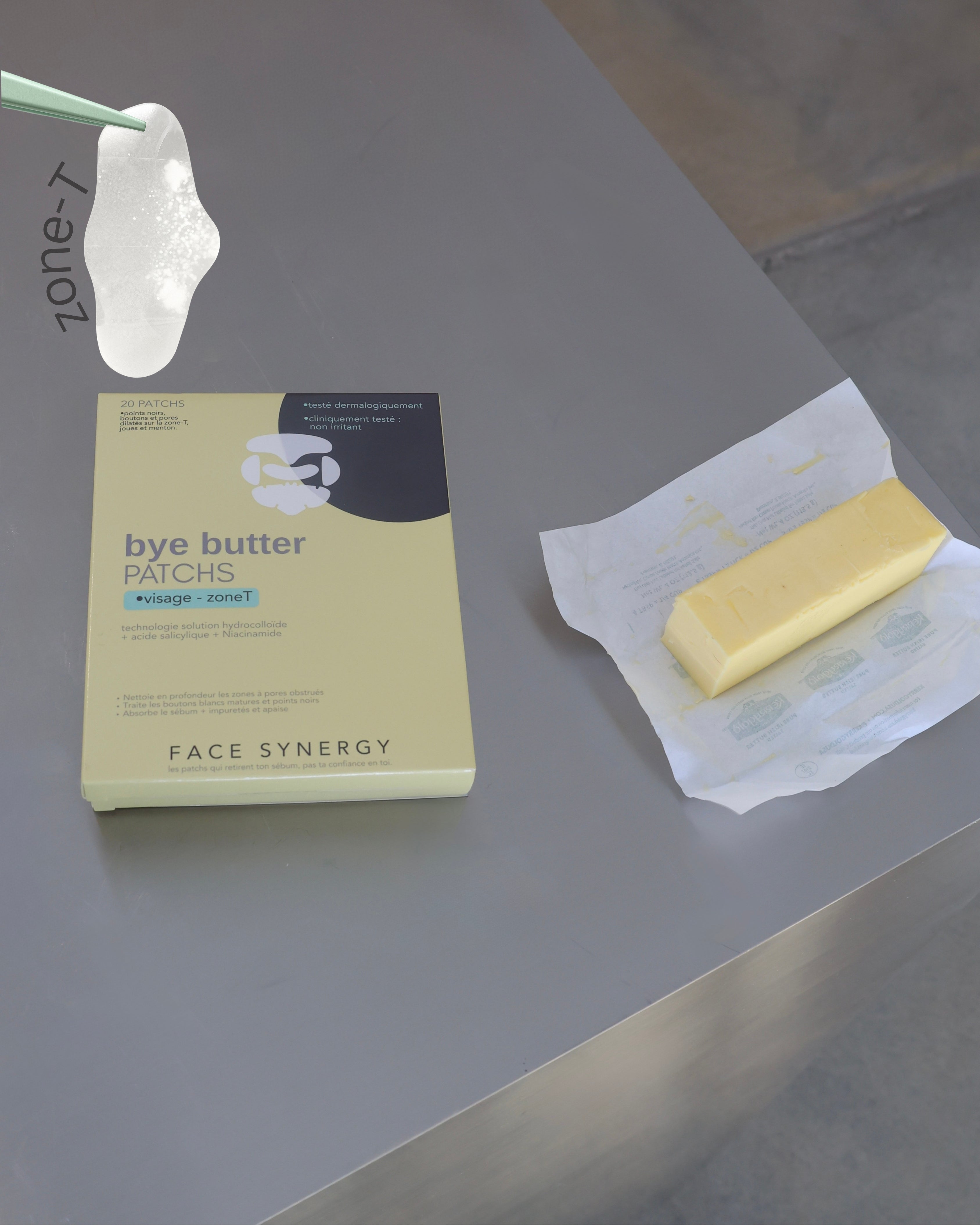 BYE BUTTER PATCHS •20 patchs nez + menton + front