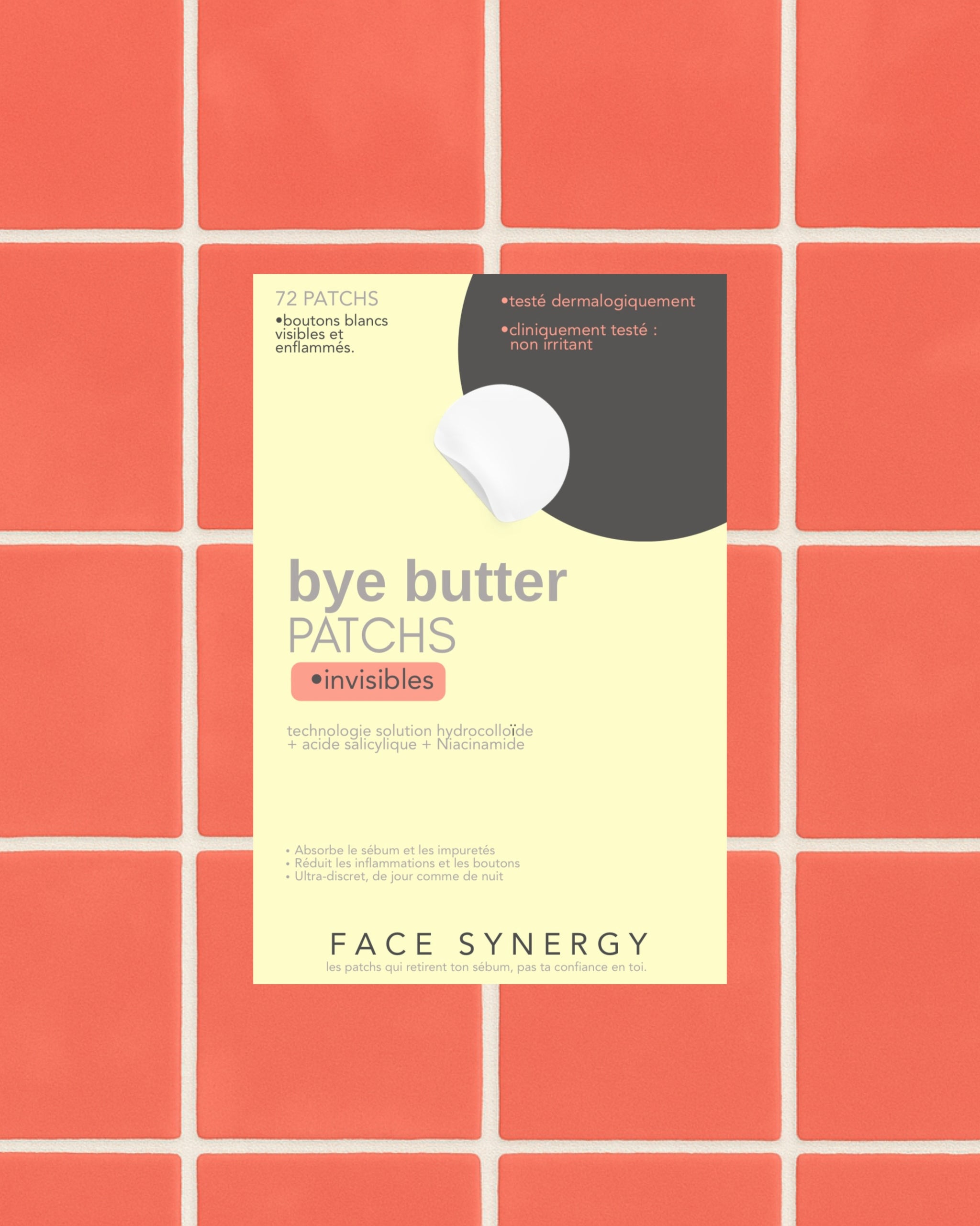 bye butter patchs - 72 patchs invisibles