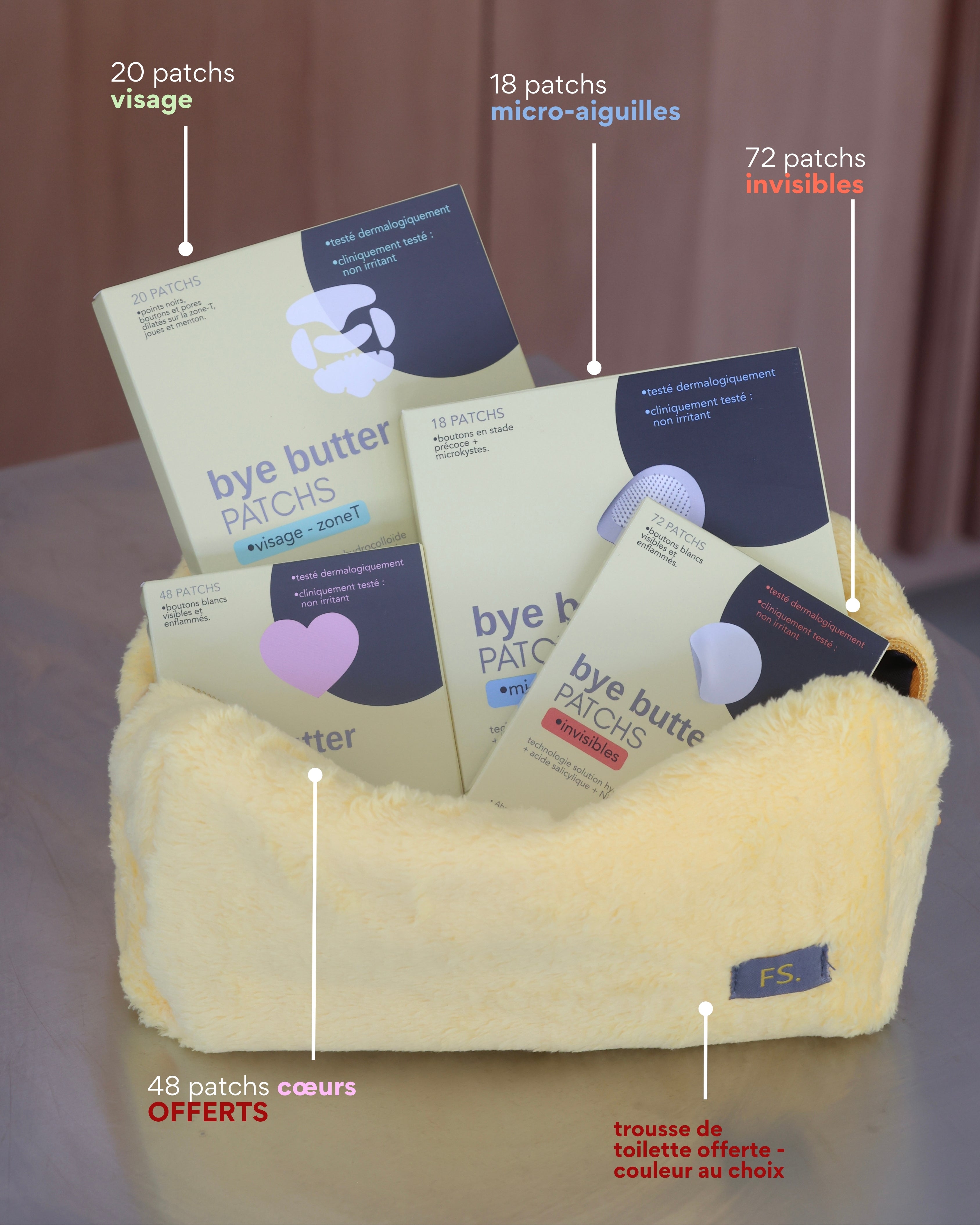 CADEAUX OFFERTS | Kit Complet Patchs Boutons