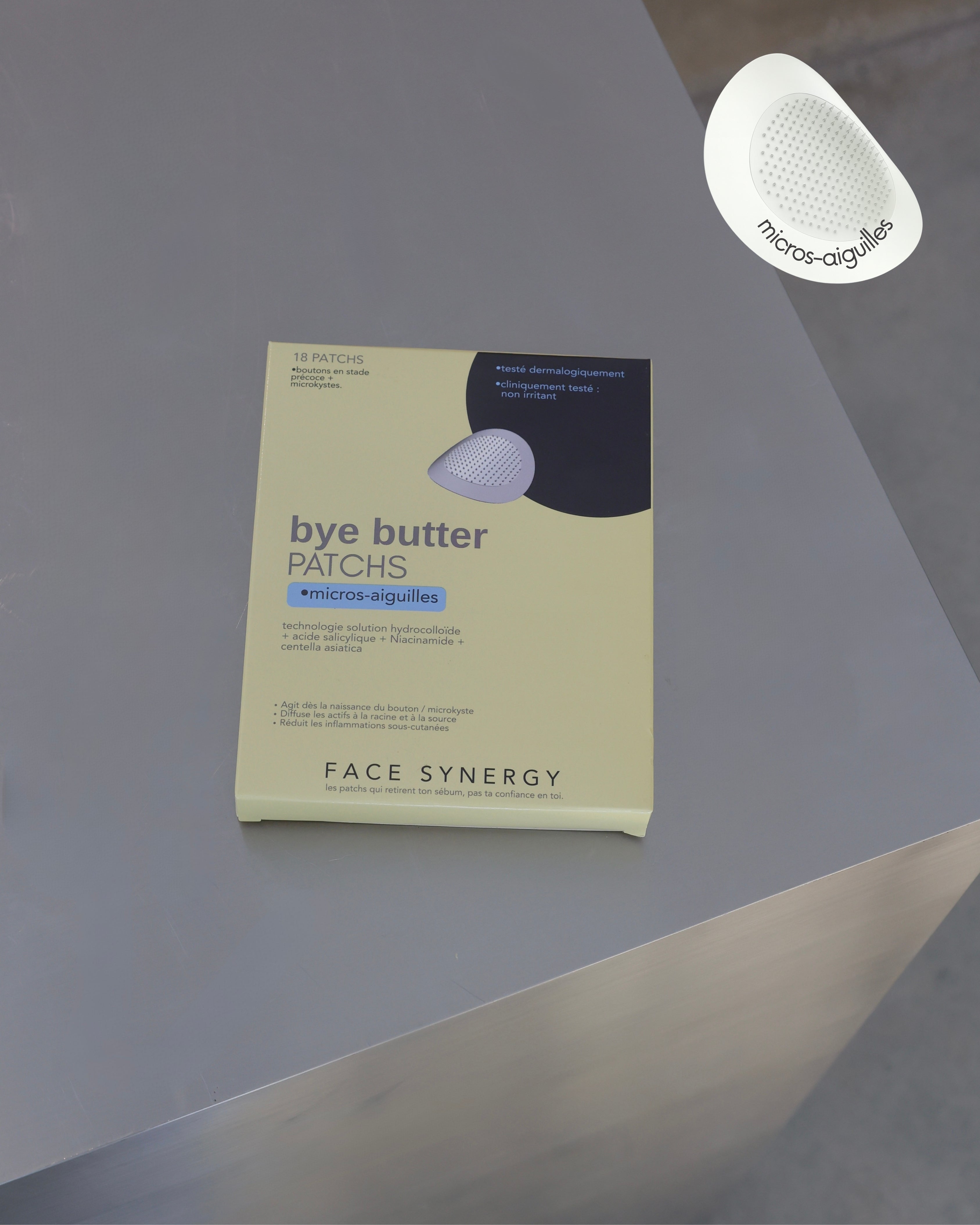 BYE BUTTER PATCHS •18 patchs micros-aiguilles